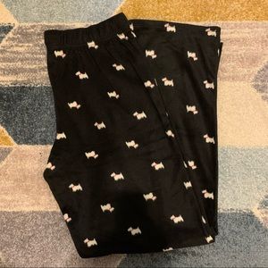 Cute Scottie Dog Pajama Pants